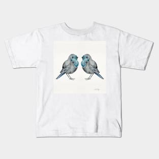 Blue Birds Kids T-Shirt